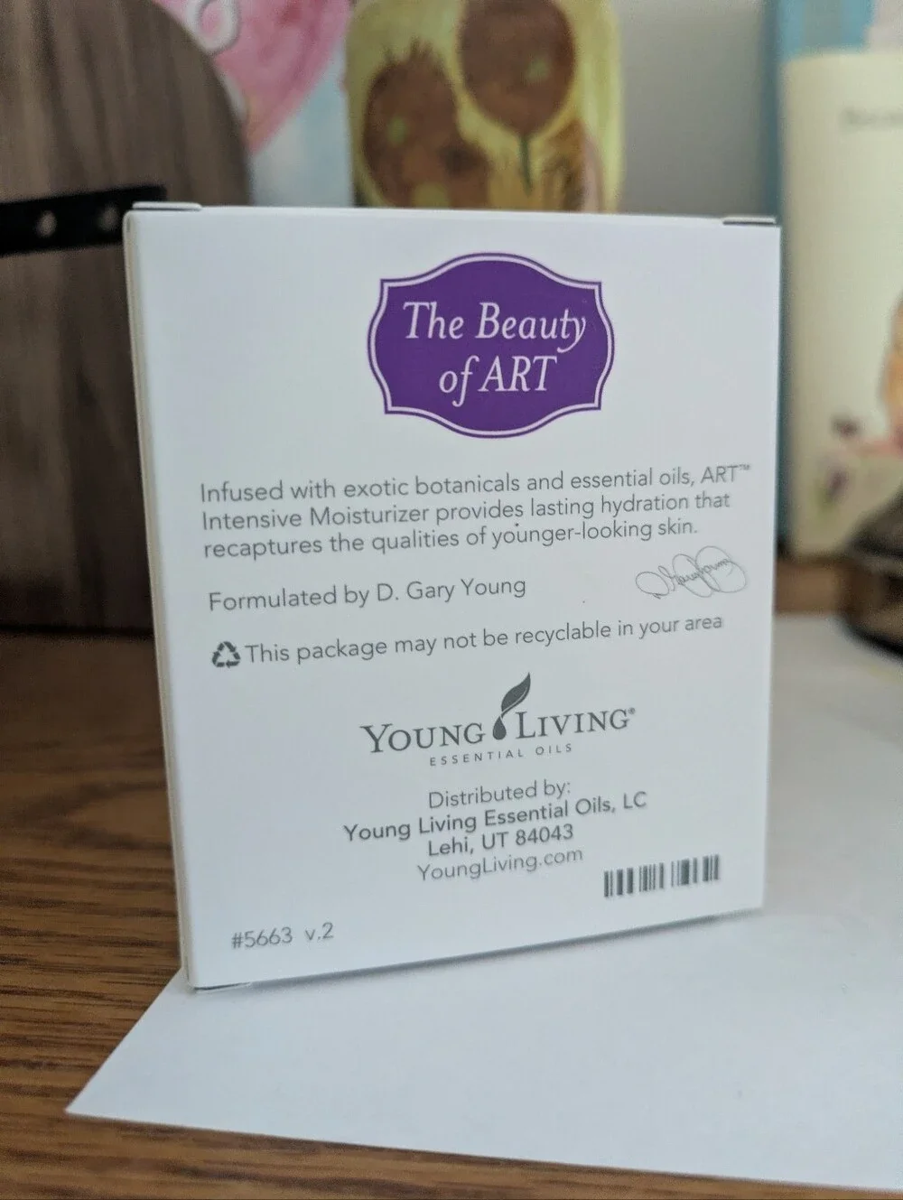 Young Living ART Intensive Moisturizer — New In Box